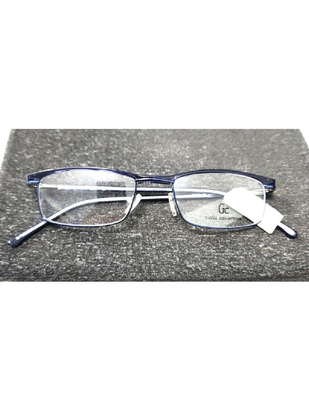 Guess Collection GU4135 Sm Blue Metal Rectangle Eyeglasses Frame 50-18 145 New